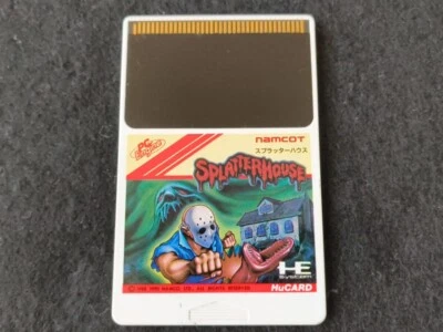 SPLATTER HOUSE NEC PC Engine TurboGrafx-16 PCE game, Working Japan-h0414- - Image 1 of 4