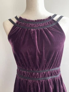 Débardeur femme col haut velours Maurices M violet fée fantaisiste - Photo 1 sur 8