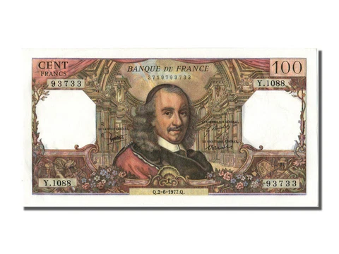 [#102059] Banknote, France, 100 Francs, 100 F 1964-1979 ''Corneille'', 1977, 197 Cover