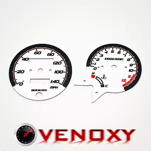 Honda CB 500 MPH Aftermarket Instrument Cluster White Gauge Faces - Foto 1 di 1