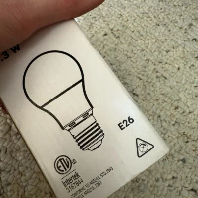NEW ikea E26 LED Light Bulb 6.3 watts In Box - Image 1 of 4