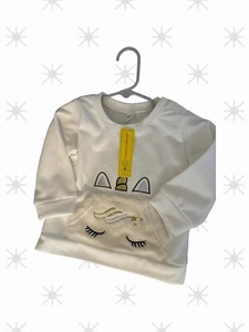 Toddler Sweatshirt With Unicorn Detail 12-18 Months - Picture 1 of 2