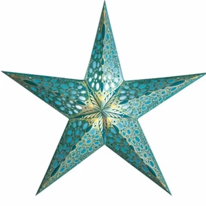 Starlightz Stern Festival türkis 60 cm Leuchtstern Papier Weihnachtsstern - Bild 1 von 3