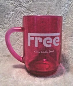 Radiant Women's Conference Coffee Cup/Mug~Pink~Free~Like, totally Jesus~5 1/8"  - Picture 1 of 9