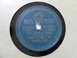 CARLOS Di SARLI 78 Vea Vea / Soy El Cantor De La Orquesta 10" Latin VG+ Lat 3 - Picture 1 of 3