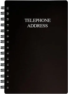Libreta de direcciones telefónicas y cumpleaños con pestañas, libreta de registro de direcciones para contactos, con - Imagen 1 de 12