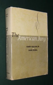 The American Jury by Harry Kalven Jr. & Hans Zeisel – HC w/DJ – 1966 - 1st Ed - Bild 1 von 7