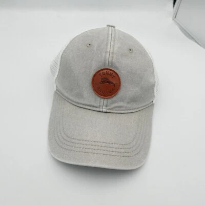 Tommy Bahama Hat Men OS Gray Trucker Mesh Cap Leather Patch Baja Margarita - Image 1 of 4