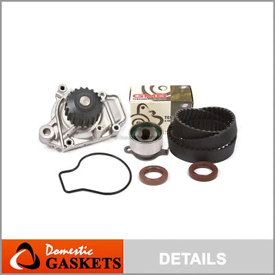 Kit de bomba de agua de correa de distribución compatible con 88-91 Honda Civic EX RT Si CRX Si 1,6 L SOHC D16A6 Foto 1 de 4