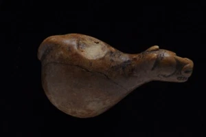 PRE COLUMBIAN INCA LLAMA EFFIGY CEREMONIAL CANOPA, Peru Artifact Stermer COA - Picture 1 of 7