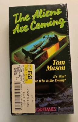 The Aliens Are Coming VHS SEALED Goodtimes Video Tom Mason  - Image 1 of 4