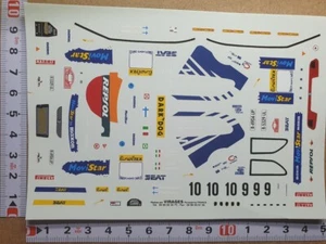 DECALS 1/43 SEAT CORDOBA WRC #9 ou #10 RALLYE MONTE CARLO 1999 - T715 - Foto 1 di 2