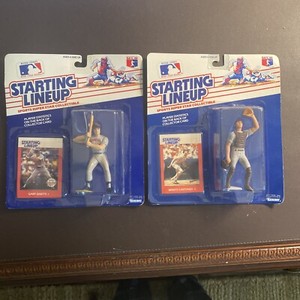1988 Starting Lineup GARY GAETTI & BENITO SANTIAGO MLB Figures and Cards, Kenner