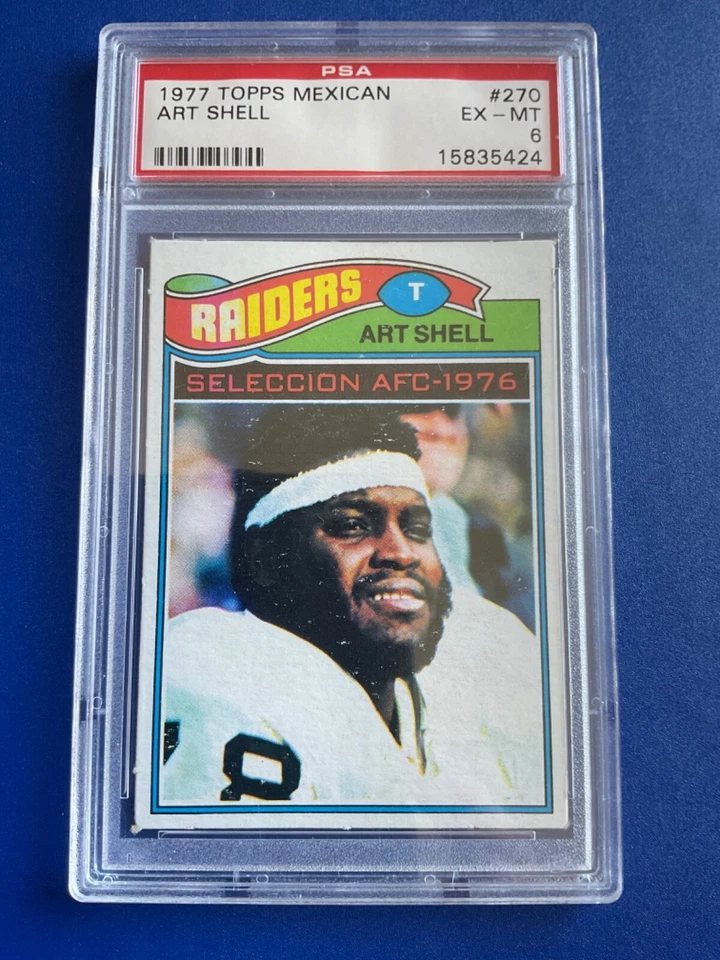 Variety of 1977 Topps MEXICAN graded football cards - Image 1 of 1