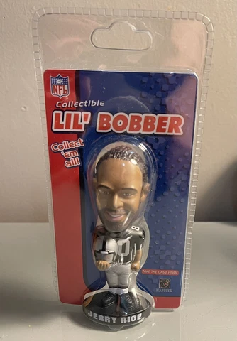 Jerry Rice Oakland Raiders Lil' Bobber 4-Inch Bobblehead Figure Cover
