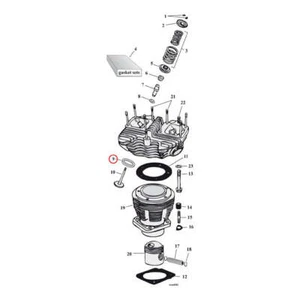 S&S Cycle Moto Motorcycle Motorbike Valve Seat Intake - 1.950 Inch OD - Picture 1 of 1