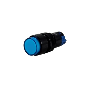 Tesi NELLI JR 12MM LED Pushbutton Momentary Guitar Kill Switch EVH Style Blue - Picture 1 of 5