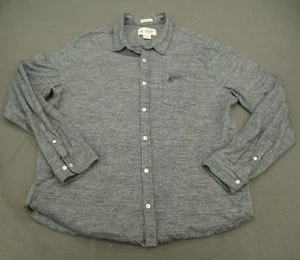 Penguin Shirt Adult Extra Large Gray Slim Fit Long Sleeve Button up Mens XL - Picture 1 of 12