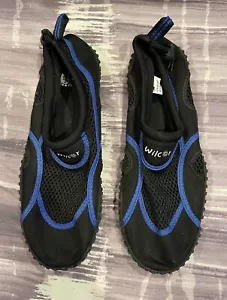 Wilcor Water Shoes Black/blue Size 8 Mens - Picture 1 of 3
