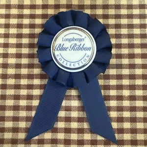 Longaberger Blue Ribbon Collection Tie-On / Clip-on - Imagen 1 de 1