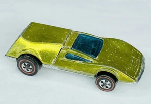 Hot Wheels Redline 1970 Tri Baby HK Lime - Picture 1 of 8