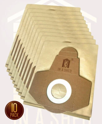 10 X LIDL PARKSIDE PNTSPWD 30 A1 COMPATIBLE VACUUM BAGS - Image 1 of 2