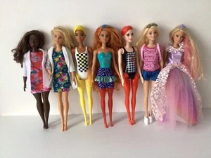 Barbie Doll Bundle 7 Barbies 2013 You Can Be Anything Dreamtopia Post Included - Picture 1 of 24