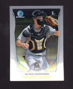 2014 Bowman Chrome Draft Picks Blake Anderson Rookie #CDP34 Miami Marlins - Picture 1 of 2