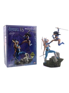 Sideshow Collectibles Spiral Vs Psylocke Exclusive Diorama Statue Marvel Sample - Picture 1 of 11