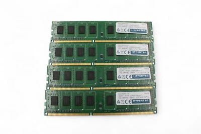 Lot of 4 x Hypertec 4GB DDR3 PC3-12800 1600MHz UDIMM Desktop RAM B4U36AA-HY - Image 1 of 4