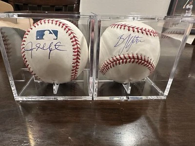 Balones firmados por Justin y BJ Upton autografiados oficiales de béisbol MLB - (2) MLB Foto 1 de 2