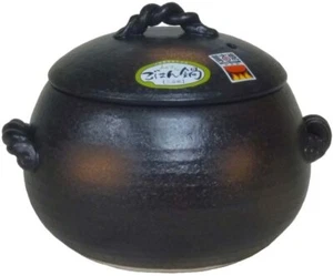 Clay rice cooker Donabe 3 cups for direct fire cooked Misuzu pottery - Japan - - Picture 1 of 2