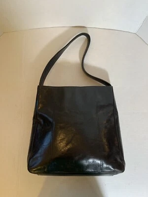 Karen Millen Italian Black Leather Handbag - Image 1 of 4