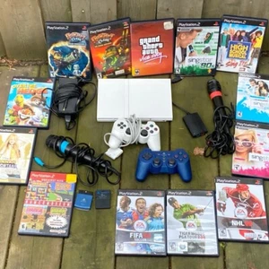 Paquete Sony PlayStation 2 con accesorios y videojuegos - Imagen 1 de 7