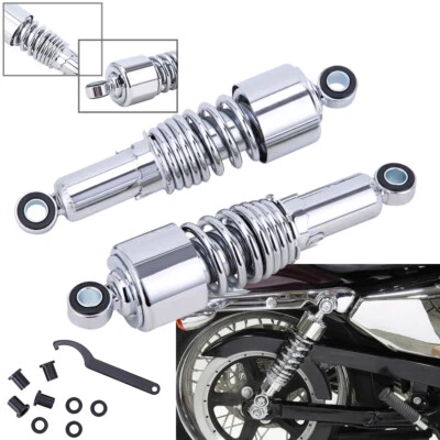 10.5" 267mm Rear Shock Absorbers For Harley Touring Road King Electra Glide Dyna - Image 1 of 4