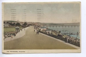 (w15d6-354) The Promenade, PAIGNTON 1935 Used VG - Picture 1 of 1