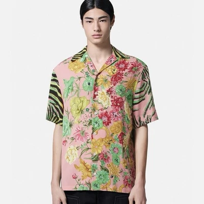 Camisa VERSACE Wildflower West Tiger Talla 58 Foto 1 de 4