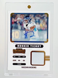 Hassan Haskins Autograph Auto Rookie Rc 2022 Prizm Contenders Case Hit Card 1 - Bild 1 von 12