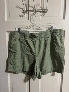 Damen Nautica Leinen Shorts grün Größe XXL - Bild 1 von 5