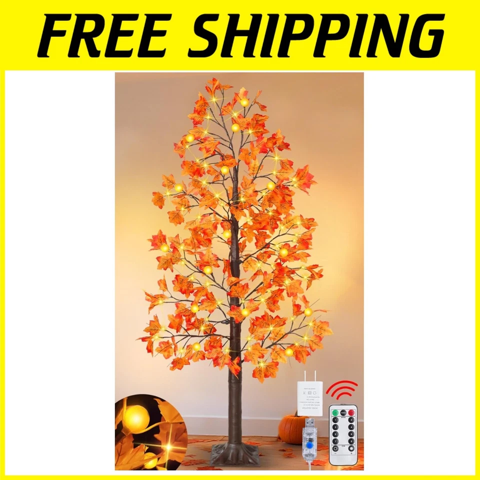 Remote Control Timer Maple Tree Decoration - 8 Modes - Image 1 of 4