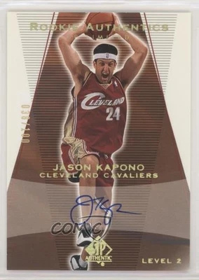 2003-04 SP Authentic Authentics Limited /100 Jason Kapono #175 Rookie Auto RC - Image 1 of 2