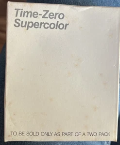 Vintage Polaroid SX-70 Time-Zero Supercolor Land Film - Expired - Picture 1 of 3