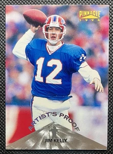 1996 Pinnacle #60 Jim Kelly Artist's Proofs Buffalo Bills - Picture 1 of 2