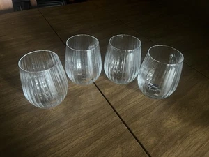 4er Set Mikasa Optic Weingläser ohne Stiel - Bild 1 von 7