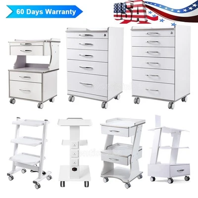 Carro de gabinete de almacenamiento dental de 3/4/5 cajones/carrito de herramientas médico con enchufe Foto 1 de 4