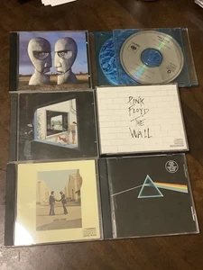 Pink Floyd Cd Lot (6) The Wall Echoes Wish You Were Here Darkside Of The Moon - Foto 1 di 7