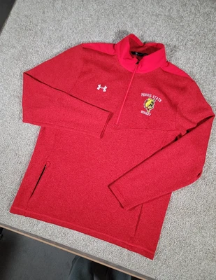 Suéter Suéter Under Armour Ferris State Bulldogs Hockey 1/4 Talla XL Rojo Para Hombres Foto 1 de 4