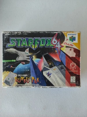Star Fox 64 Nintendo 64 N64 Authentic Big Box  *Empty*  - Image 1 of 4
