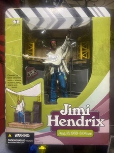 2003 McFarlne Toys Jimi Hendrix Woodstock 18.08.1969 - 8:04 Uhr Neu Komplett - Bild 1 von 12