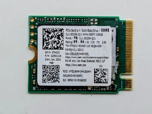 0TN2CC SOLID NVMe M.2 2230 SSD CL1-3D256-Q11 NEMe SSSTC 256GB Solid State Drives - Picture 1 of 1